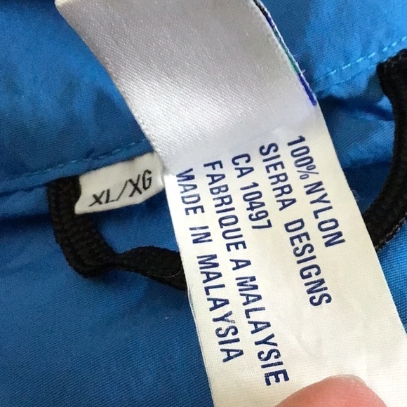 𝅺sierra Designs nylon pullover windbreaker XL - Picture 8 of 10